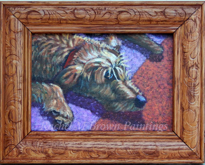 Picture of Irish Wolfhound painting